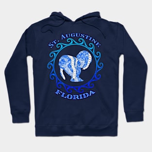 St. Augustine Florida Vacation Tribal Manatees Hoodie